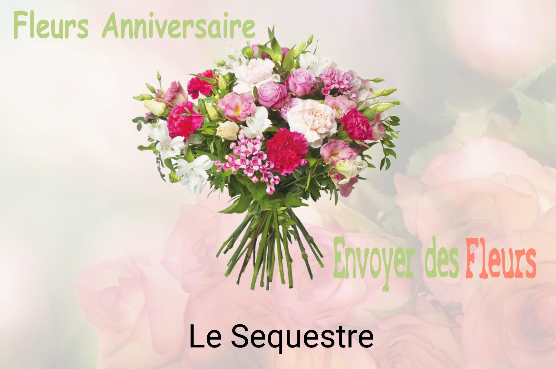 Bouquet de fleurs d’anniversaire livré à Le Sequestre