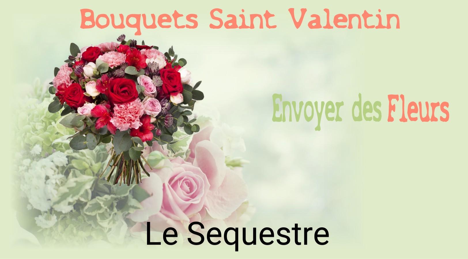 Roses de Saint-Valentin livrées à Le Sequestre